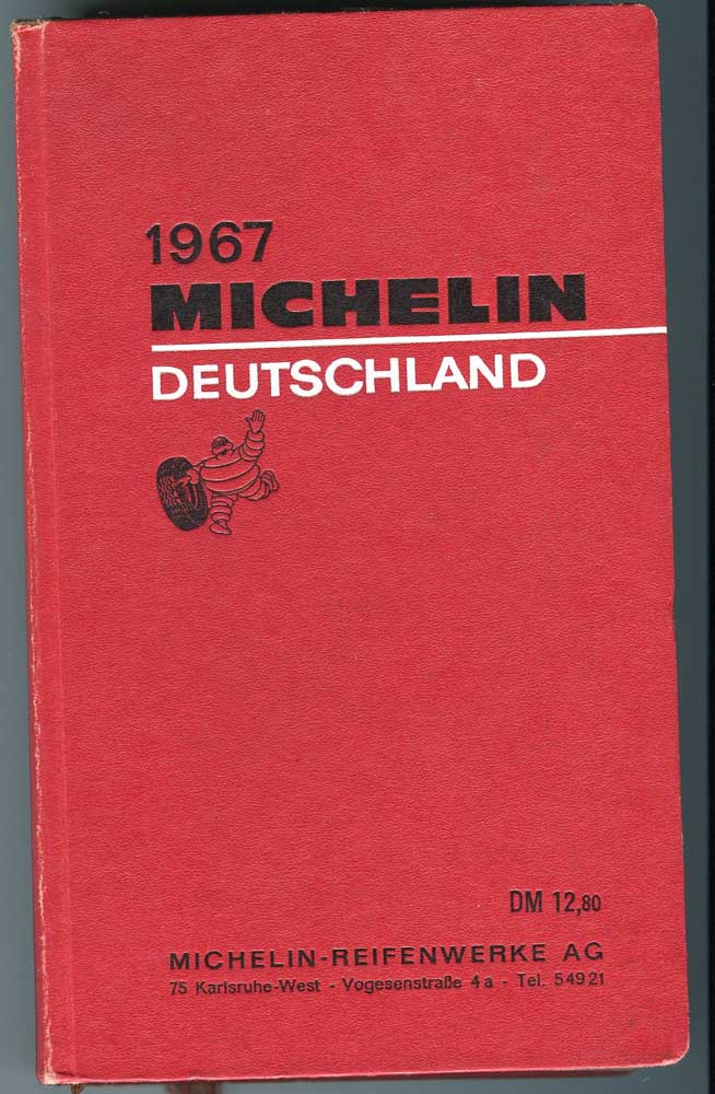 Cover des MICHELIN-Führer Deutschland 1967