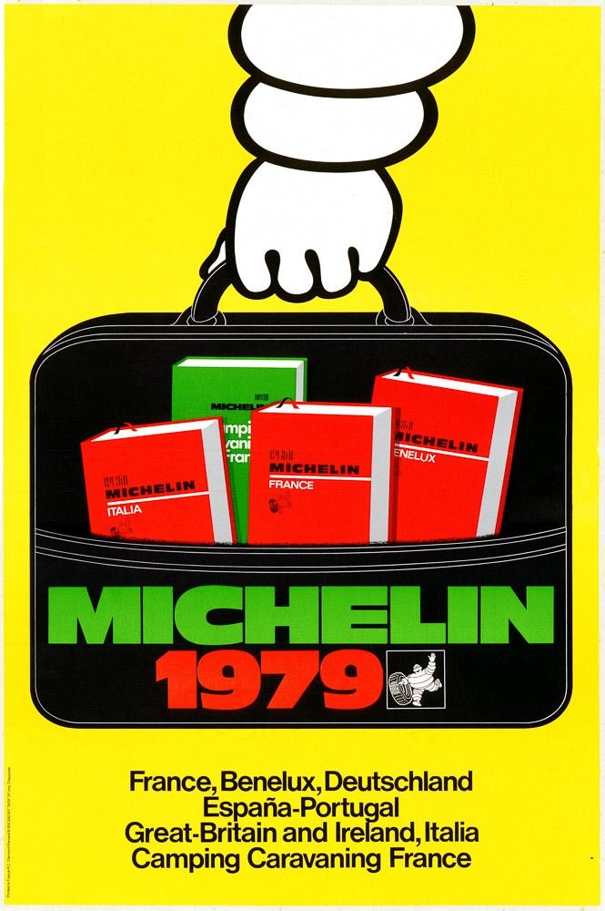 Plakat zum MICHELIN-Führer 1979