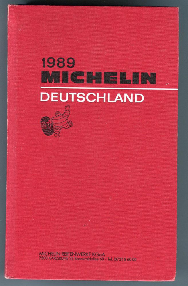 Cover des MICHELIN-Führer Deutschland 1989
