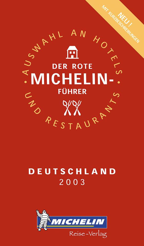 Cover des MICHELIN-Führer Deutschland 2003